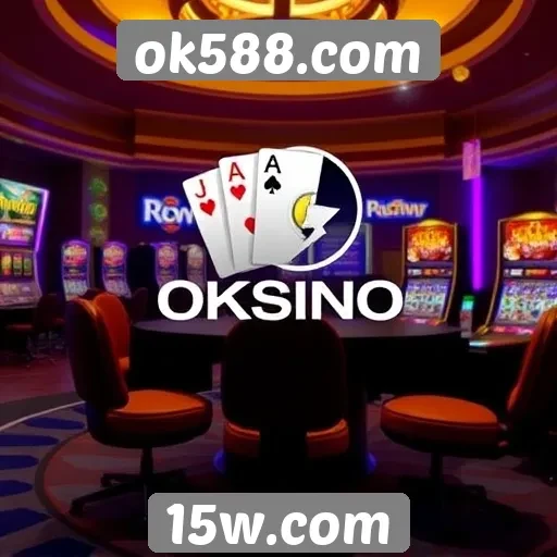 Oferta de jogos de cassino no site ok588.com
